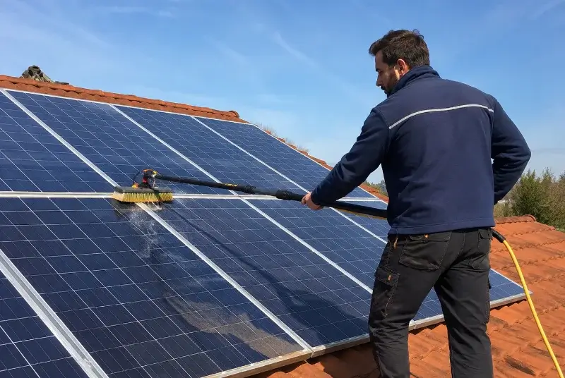 Nettoyage et entretien de panneaux solaires à Ternand