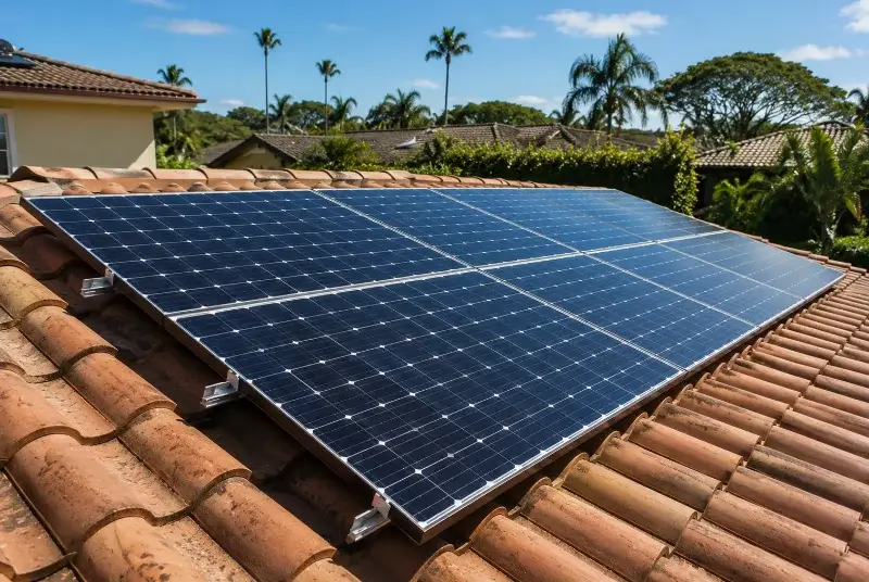 Installation de panneaux solaires à Ternand